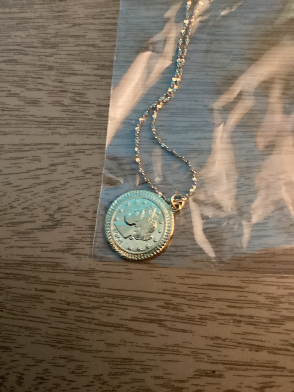 14k Gold Plated Replica 1901 Coin New (FLAWED)